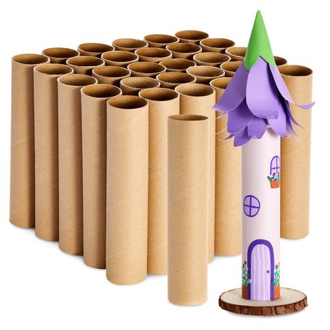 PRICES MAY VARY. Paper Towel Rolls For Crafts: Encourage everyone to express their creativity as they glue, paint, and decorate these cardboard rolls for crafts to create fun faux binoculars for outdoor exploration Perfect for Crafts: Add these long cardboard tubes to your classroom art supplies or use them to create custom craft projects at home, or use them as curtain shapers to get the perfect pleats Customizable: These brown craft cardboard rolls can be cut, glued, painted, and assembled int Classroom Art Supplies, Cardboard Tube Crafts, Cardboard Rolls, Kids Homemade, Toilet Paper Rolls, Paper Flower Crafts, Handmade Paper Crafts, Paper Crafts Card, Cardboard Tubes