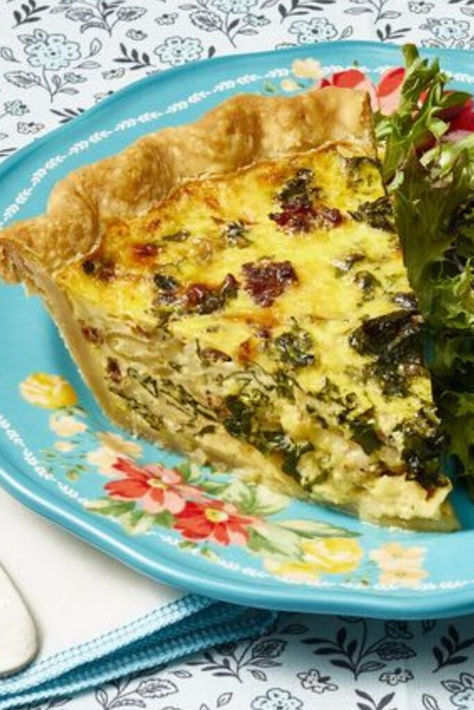 Pioneer Woman Sausage Quiche Kielbasa Quiche, Pioneer Woman Cowboy Quiche, Pioneer Woman Quiche, Cowboy Quiche, Turkey Quiche, Bulk Breakfast, Best Quiche Recipes, Sausage Quiche Recipes, Kale Quiche