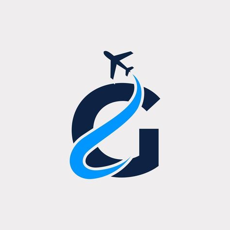 Travel Logo Design, Travel Agency Logo, Tourism Logo, Education Logo, Travel Logo, G Adventures, Letter G, Air Travel, Logo Design Template