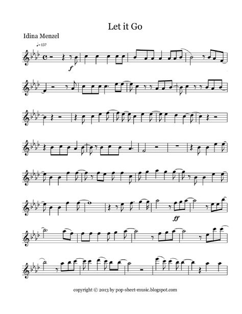 Free Pop Sheet Music: Let it Go - Idina Menzel (Flute) Disney Sheet Music, Frozen Let It Go, Cello Sheet Music, Violin Songs, Clarinet Music, Pop Sheet Music, Clarinet Sheet Music, Saxophone Sheet Music, Cello Music