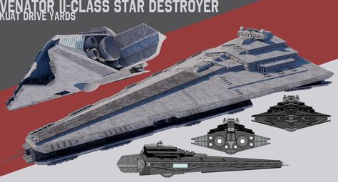 Star Destroyer Concept Art, Star Destroyer Concept, Venator Class Star Destroyer, Star Wars Ships Design, Imperial Star Destroyers, Star Wars Spaceships, Heavy Cruiser, Capital Ship, Star Wars Vehicles