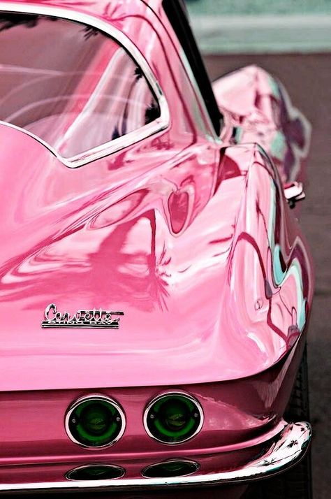 Corvette... Pink Corvette, Tout Rose, Honda Element, Pink Car, Pontiac Gto, Tickled Pink, Everything Pink, Muscle Car, Pink Love