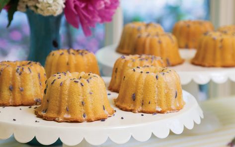 Lavender Glaze, Luncheon Menu, Luncheon Ideas, Dessert Inspiration, Dairy Recipes, Life Essentials, Mini Bundt, Ladies Luncheon, Mini Bundt Cakes