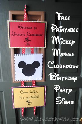 mickey mouse birthday party ideas | mickey-mouse-clubhouse-birthday-party-decorations-free-printable-signs ... Mickey Mouse Clubhouse Birthday Party Decorations, Γενέθλια Mickey Mouse, Mickey Mouse Bday, Mickey Mouse Clubhouse Birthday Party, Mickey Mouse Clubhouse Party, Mickey Mouse 1st Birthday, Mickey Birthday Party, Mickey Mouse Clubhouse Birthday, Mickey Mouse Parties