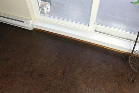 Dark Cork Flooring, Cork Floor, Floor Remodel, Cork Flooring, Best Flooring, New Looks, Plank Flooring, House Boat, Shag Rug