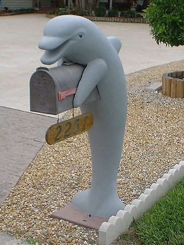 I need this for my mail Nautical Mailbox, Brick Mailbox, Concrete Yard, Cool Mailboxes, Dolphin Decor, Unique Mailboxes, Custom Mailboxes, Mailbox Design, Card Meanings