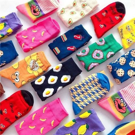 Types Of Socks, Avocado Food, Socks Photography, Socks Aesthetic, Velvet Socks, Sock Outfits, Funky Socks, Japanese Harajuku, Happy Fashion