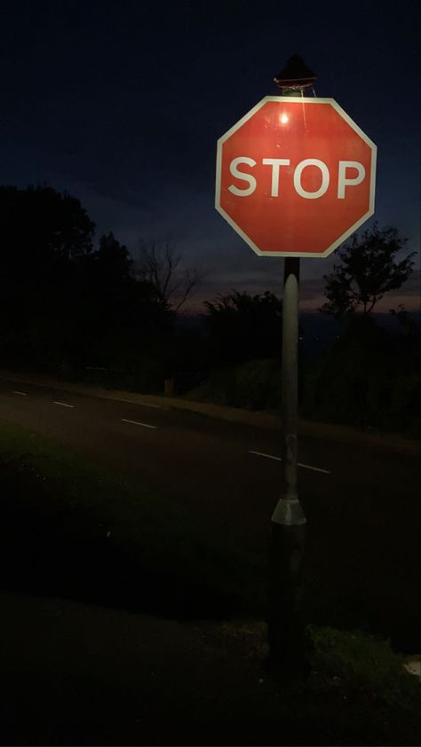 Aesthetic Stop Sign, Stop Sign, Road Signs, Neon Signs, Road, Collage, Signs, Pins, Quick Saves