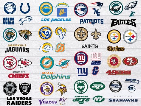 Nfl Logos, Ny Jets, Nfl Logo, Ny City, Pittsburgh Steelers, Vector Graphics, Vector File, Kansas City, Dolphins