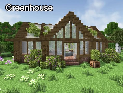 Best Minecraft Farm Layout, Minecraft Grand Doorway, Minecraft Kingdom Tutorial, Elevated Minecraft House, Aesthetic Pond Minecraft, Minecraft Building Ideas Green House, Cute Minecraft Farmhouse, Minecraft Wedding Venue Build, Bird Enclosure Minecraft