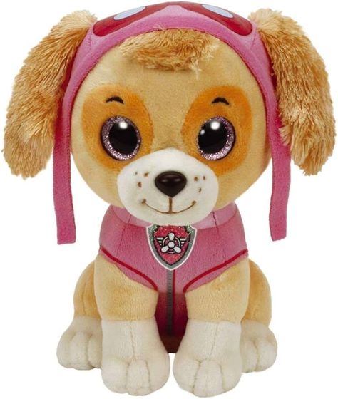 Ty Toys T41210 Skye Cockapoo-Paw Patrol-Reg, multicolored, 15cm : Amazon.co.uk: Toys & Games Beanie Boo Dogs, Ty Beanie Boos Collection, Paw Patrol Plush, Zuma Paw Patrol, Paw Patrol Cartoon, Paw Patrol Skye, Ty Toys, Skye Paw, Paw Patrol Characters