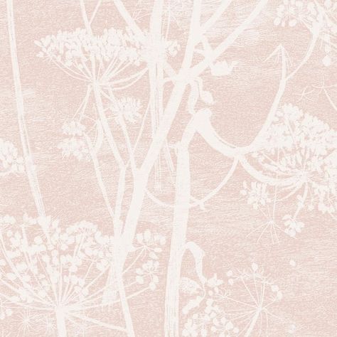 Cow Parsley - Plaster Pink - Wallcovering | Kravet Lee Jofa Wallpaper, Cole And Son Wallpaper, Cow Parsley, Wallpaper Rolls, A Wallpaper, Wallpaper Direct, Fabric Houses, Cole And Son, Wallpaper Online