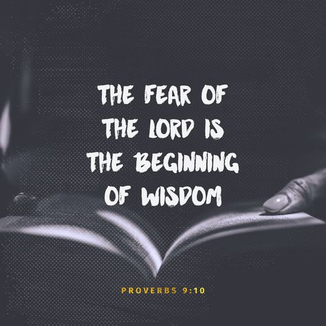 The fear of the Lord is the beginning of wisdom,and knowledge of the Holy One is understanding. Proverbs 9 10, Proverbs 9, Fear Of The Lord, Daily Bible, Verse Quotes, Insta Photo, Faith In God, Holy Bible, Bible App