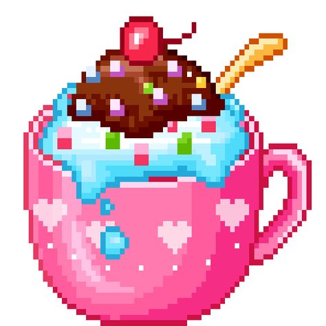 𝙼𝚎𝚞𝚜 𝚛𝚎𝚌𝚞𝚛𝚜𝚘𝚜░⃨⃟✦๋࿆࣭੭ Essa Foto não é de minha! Pixel Art Food, Kawaii Png, Cartoon Music, I Love Cats, Pixel Art Characters, Pix Art, Anime Pixel Art, Glitter Graphics, Cute Kawaii Drawings