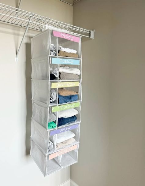 Making mornings easier with a clothes organizer that keeps the week sorted for your little ones.

Organizing, storage , target, holiday, decor, home, seasonal, table, shelves, ceramic, office, living room , new year,