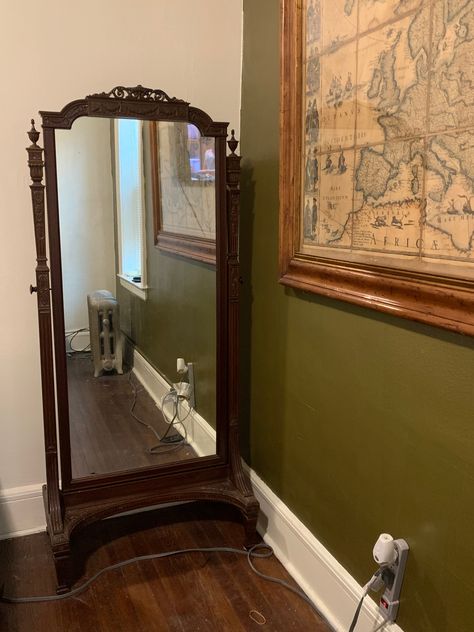 This item is a large all mahogany wood Cheval mirror.This mirror have carving all over it please see pictures for details. This for local pick up . But if you arraign shipping will work with you . Mirror On Wooden Panel, Victorian Full Length Mirror, Full Body Vintage Mirror, Vintage Body Mirror, Vintage Full Body Mirror, Cute Full Length Mirror, Mirror With Dresser, Full Body Mirror Bedroom Ideas, Vintage Full Length Mirror