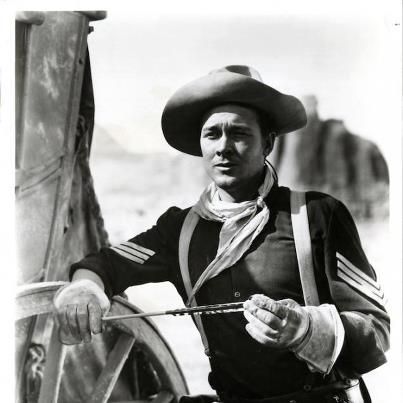 Ben Johnson in "She Wore a Yellow Ribbon" (1949). (In my opinion, Sgt. Tyree is the best character in the film!) Old Western Movies, John Wayne Movies, Ben Johnson, Western Hero, Western Civilization, Historical Movies, John Ford, Wilde Westen, Western Film