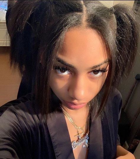 Silk Press Natural Hair, Natural Straight Hair, Quick Natural Hair Styles, Girls Natural Hairstyles, Hairdos For Curly Hair, Natural Curls Hairstyles, Short Straight Hair, Flat Iron Hair Styles, Natural Hair Styles Easy