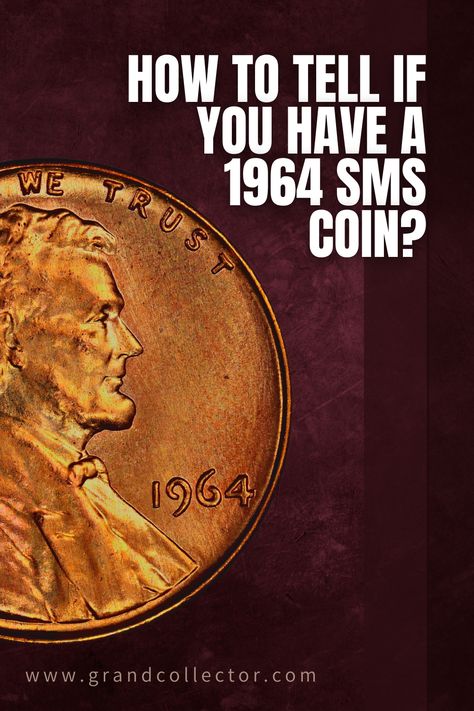 What is a 1964 SMS Coin? Is it valuable? What is so important about this coin? More of that in my article! Most Valuable Coins, Valuable Pennies List, Coin Collection Value, Valuable Wheat Pennies, Penny Price, Coin Errors, Old Coins Price, Coin Collecting Books, Rare Coin Values