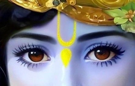 Lord Krishna Eyes, Cute Lord Krishna, Krishna Eyes, Digital Painting Ideas, Pretty Eyes Color, Radha Govind, About Krishna, School Advertising, Hare Rama Hare Krishna