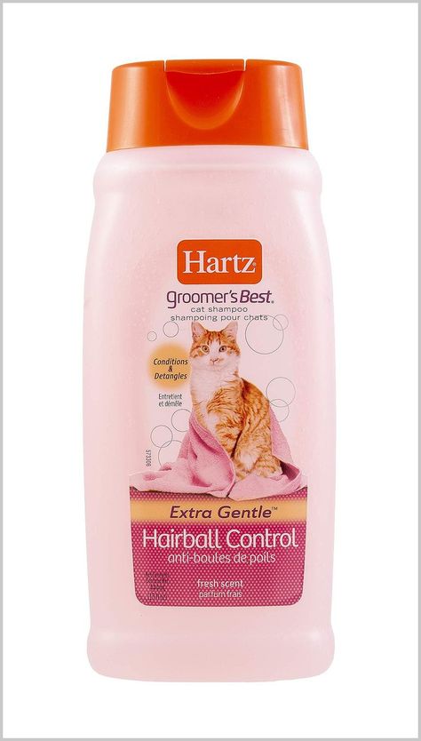 Splish, splash, give Kitty a bath to cleanse, detangle and prevent hairballs in one easy step. Hartz Groomers Best Cat Shampoo has a light, fresh scent and uses microbeads to gently help condition while you lather. The special hairball prevention formula works on cats and kittens of all ages and hair lengths by removing loose locks so they arent ingested. Plus, your favorite feline will achieve a silky and shiny cuddle-worthy coat. Now thats something to purr about. Cat Shampoo, Paw Cleaner, Cat Health Care, What Cat, Shampoo Bottles, Pet Shampoo, Dog Shampoo, Walmart Canada, Cat Health