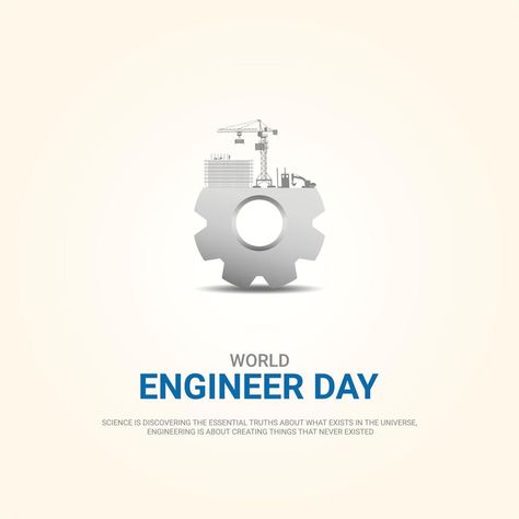 Engineers Day Creative Ads, Engineers Day Creative, World Engineers Day, Social Advertising Design, Engineering Poster, Happy Engineer's Day, Engineers Day, Social Advertising, 5 December