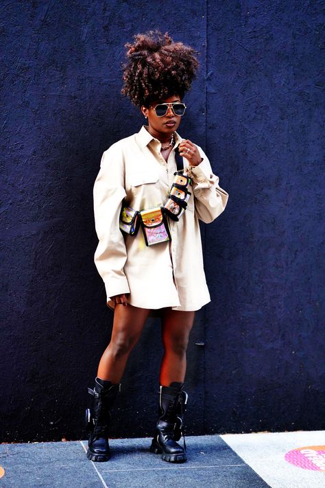 All Black Outfit Colorful Accessories, Ebony Fashion, Black Women Artists, Afro Punk Fashion, Afro Style, Glam Outfit, Casual Outfit Inspiration, Afro Punk, Street Style Summer