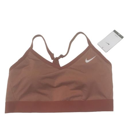 Ladies Super Cute Tan Colored Racerback Style Support Sports Bra By Nike. Nwt Never Worn. Excellent Condition. Ladies Size 1x. Nike Sports Bra Outfit, Nike Pro Fits, Nike Bra, Sports Bra Outfit, Wireless Sports Bra, Nike Brown, Nike Pro Women, Gray Sports Bra, Strappy Bra