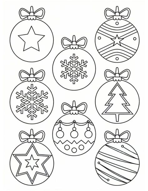 Christmas Mandalas Free Printable, Free Printable Ornaments, Free Ornament Printables, Christmas Printables Free Templates, Coloring Christmas Pages, Christmas Patterns Free Printable, Christmas Activities For Kids Printable, Christmas Ornaments Coloring Pages, Ornaments Coloring Pages