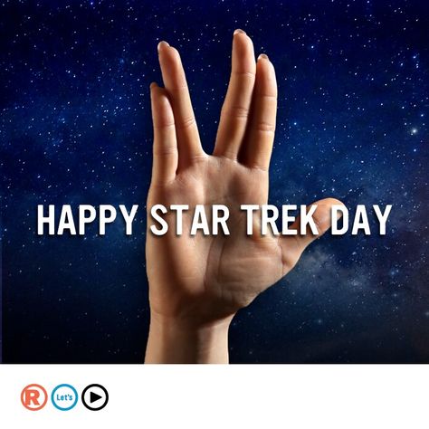 Happy Star Trek Day Star Trek Artwork, Star Trek Day, Star Trek Captains, Star Trek Art, Starship Enterprise, Everything Is Awesome, Love Stars, Party Party, Star Trek