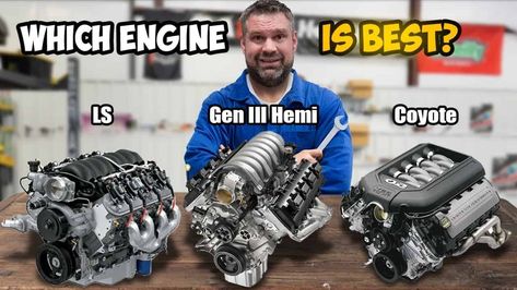 What is the Best Choice for an Engine Swap? LS vs. Hemi vs. Coyote Ls Engine Swap, Chevy Ls, Hemi Engine, Ls Engine, Engine Swap, Catch Phrase, Pros And Cons, Rat Rod, Diy Custom