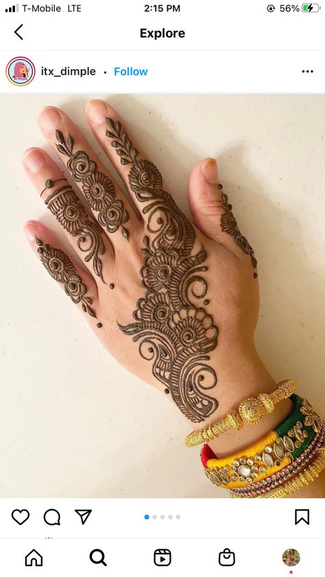 Mehndi Strip Design, Henna Strip Design, Arabic Mehndi Designs Back Hand, Simple Mehndi Patterns, Henna Mendhi, Back Hand Mehndi Design, Mehandhi Designs, Mehedi Design, Mehndi Designs Simple