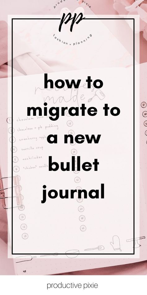 With the new year just around the corner, your bullet journal is probably almost filled up, with happy memories from the year, and (hopefully completed) to-do lists. Migrating to a new bullet journal can be a large task. Where do you begin? What pages should you migrate to your new bullet journal? Bullet Journal Beginning, New Bullet Journal, How To Be More Organized, Bullet Journal Printables, Journal Printables, Happy Memories, Bullet Journaling, Life Planner, Around The Corner