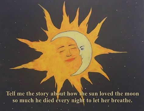 Sun And Moon, The Words, Tell Me, The Moon, The Sun, The Story, Moon, Sun, Art