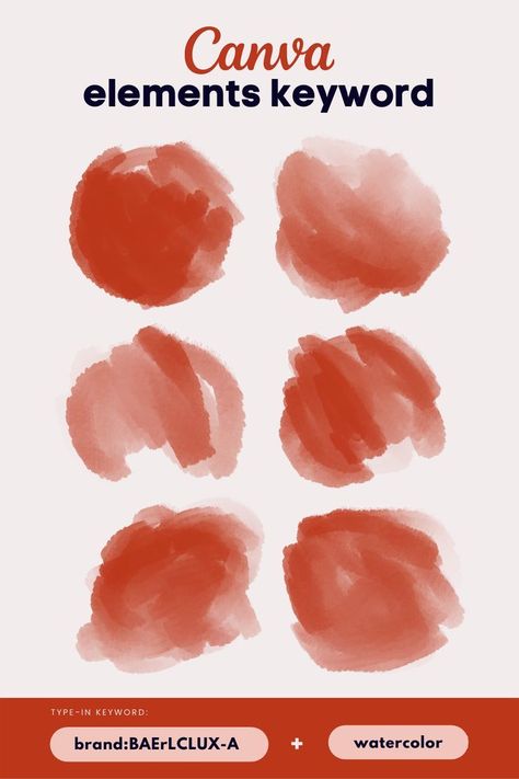 Red Orange Watercolor Brush Blot | Canva Elem Au Twitter, Red Presentation, Canva Keywords, Watercolor Branding, Alphabet Photos, Orange Watercolor, Canva Tips, Canva Elements Keyword, Business Cards And Flyers