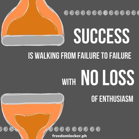 Dan on Instagram: “"Success is walking from failure to failure with no loss of enthusiasm." ⁠ ⁠ Admittedly easier said than done, but a necessary skill…” Financial Freedom, Instagram