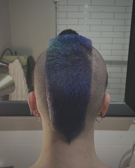 Blue Mohawk, Punk Mohawk, Short Mohawk, Rock Hair, Punk Rock Hair, Mohawk Haircut, Mohawk Mullet, Mohawk Hairstyles Men, Shaved Hair Cuts