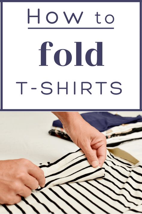 How To Fold Shorts, Shirt Folding Trick, T Shirt Storage, Shirt Organization, T Shirt Folding, Bedroom Organizing, Packing Folding, Tshirt Organization, Clothes Drawer