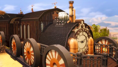 Wild West Town - Kai Bellvert Sims 4 Wild West Cc, Wild West Town, West Town, Far West, Sims4 Cc, Old West, Wild West, Project Ideas, Sims 4