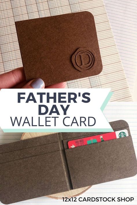 Follow along with this Father's Day wallet card template and make dad the best Father's Day card he's ever recieved. Fill it with gift cards or cash and pictures of the kids. This handmade card idea for guys is one to save for all the men in your life. Cards Handmade Fathers Day, Father’s Day Cards Handmade, Handmade Fathers Day Cards Ideas, Cute Father’s Day Homemade Cards, Handmade Fathers Day Cards, Fathers Day Cards Homemade, Fathers Day Card Ideas, Father’s Day Cards, Card Wallet Diy