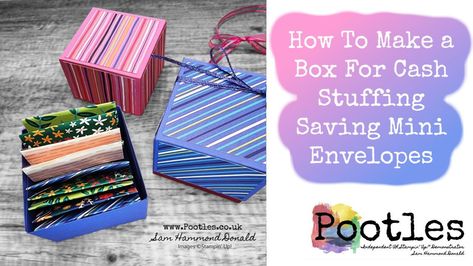 How To Make a Box For Cash Stuffing Saving Mini Envelopes Tutorial Envelope Stuffing, Envelope Tutorial, Savings Box, Cash Stuffing, Stationery Packaging, Treat Holders, Mini Envelopes, Cash Envelopes, Paper Gift Bags