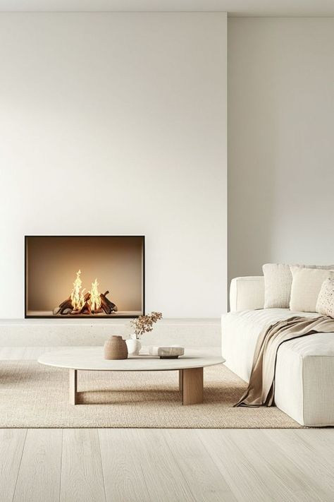 Embrace warm minimalism with cozy textures and simple decor for a comfortable yet chic home. #WarmMinimalism #CozyHome #SimpleStyle Warm Minimalism, Inviting Colors, Cozy Homes, Chic Home, Simple Decor, Natural Texture, Design Style, Cozy House, Simple Style