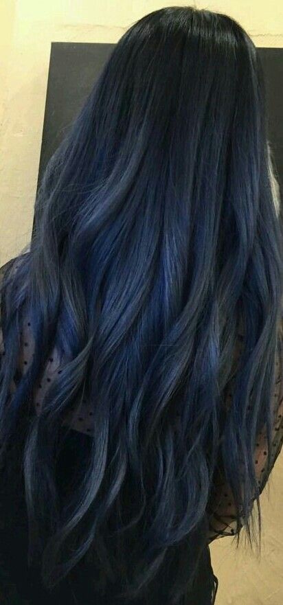 Ocean Blue Hair, Blue Brown Hair, Ocean Hair, Dark Brown Ombre, Dyed Hair Blue, Dark Blue Hair, Long Hair Images, Pretty Hair Color, Hair Color Blue