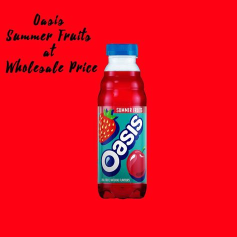 Oasis Summer Fruits Oasis Drink, England Cake, Food Chocolate, Sweet Love, Gatorade Bottle, Fruit Flavored, Summer Fruit, Natural Flavors, Drink Bottles