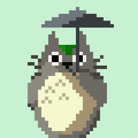 My Neighbor Totoro, Pixel Art, Art