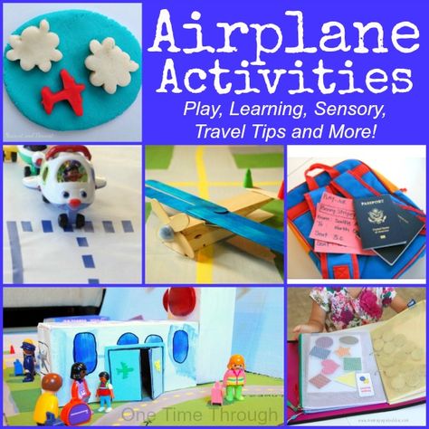 Airport Theme, Kids Travel Activities, Airplane Activities, Airplane Crafts, Transportation Preschool, Keeping Kids Busy, Airplane Theme, Airplane Birthday Party, Sensory Activities Toddlers