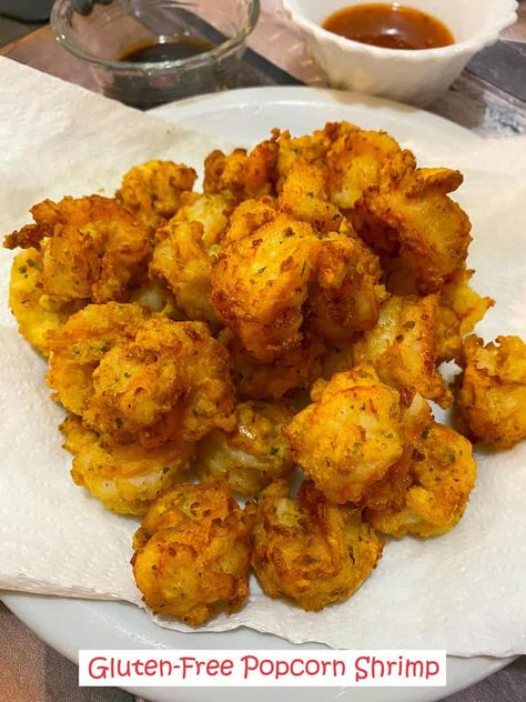 Gluten-Free Popcorn Shrimp | Gluten-Free by Jan Thai Beef Stew, Popcorn Shrimp Recipe, Gluten Free Popcorn, Rolled Roast, Stuffed Peppers With Rice, Strawberry Scones, Gluten Free Cookbooks, Homemade Egg Noodles, Free Popcorn