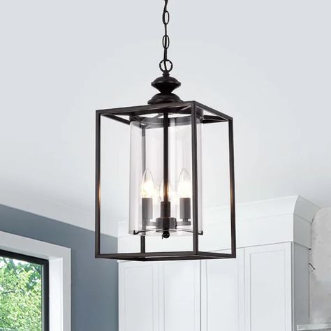 Black Lantern Chandelier, Porch Pendant Light, Chandelier Store, Chandelier Antique, Grey Kitchen Designs, Lantern Pendant Lighting, Black Lantern, Lantern Chandelier, Hallway Designs