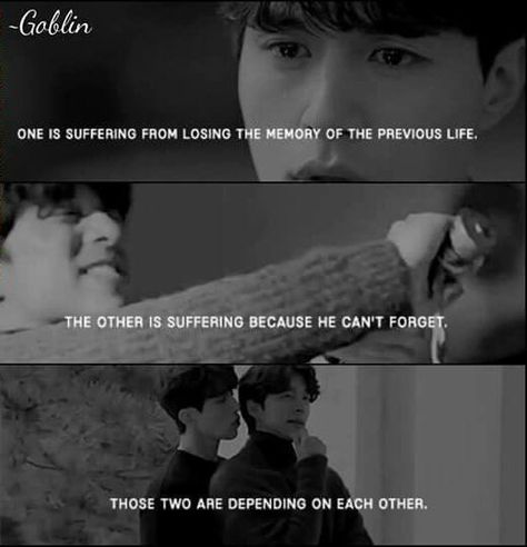 Best friends #Goblin and #GrimReaper Goblin Kdrama Quotes, Simply Quote, Wang Yeo, Kdramas Quotes, K Drama Quotes, Goblin Korean Drama, Goblin Kdrama, Goblin The Lonely And Great God, Just Friends Quotes