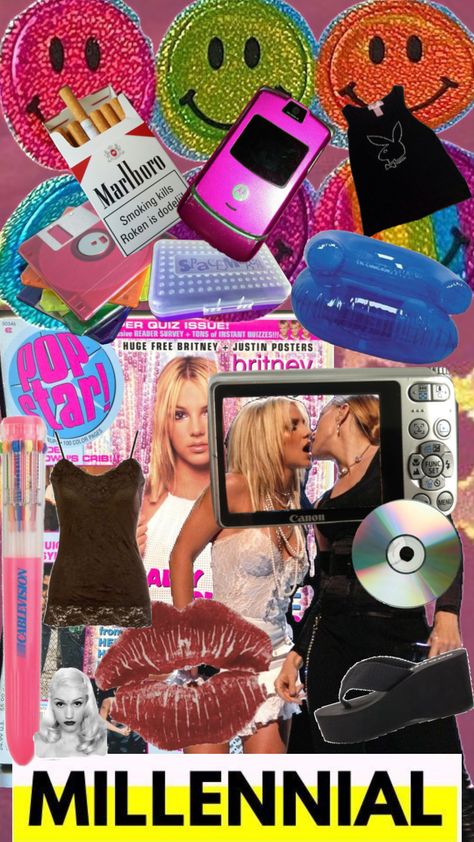 #2000s #2000saesthetic #millennials Millennial Aesthetic, 00s Party, Pop Star, Your Aesthetic, Avocado Toast, Connect With People, Creative Energy, Energy, Color